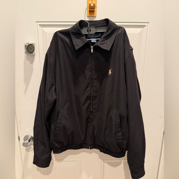 Vintage 90s Polo Ralph Lauren Black MensJacket sz L